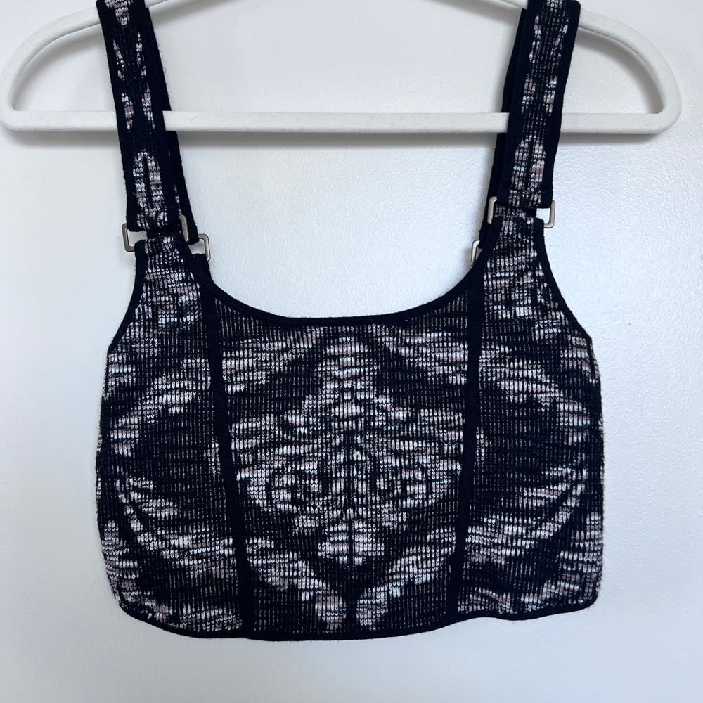 Anthropologie corset crop top